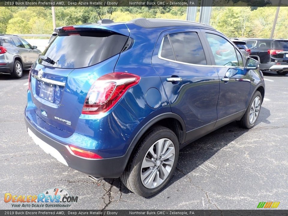 2019 Buick Encore Preferred AWD Deep Azure Metallic / Ebony Photo #7