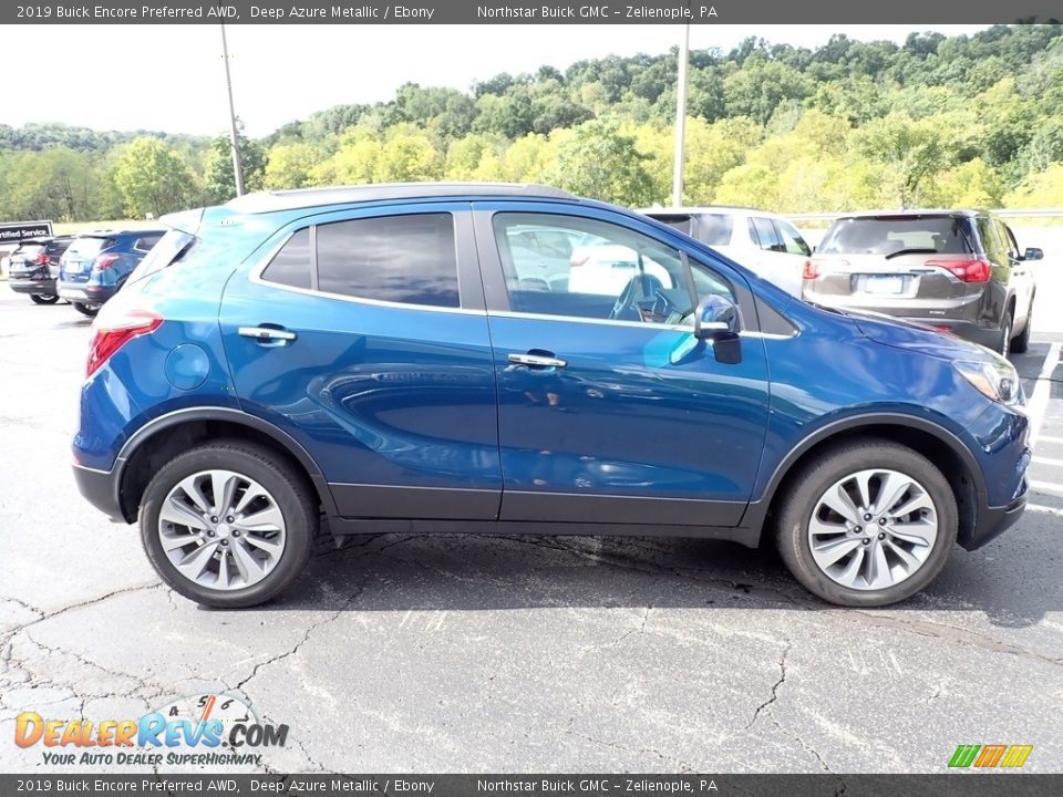 2019 Buick Encore Preferred AWD Deep Azure Metallic / Ebony Photo #8