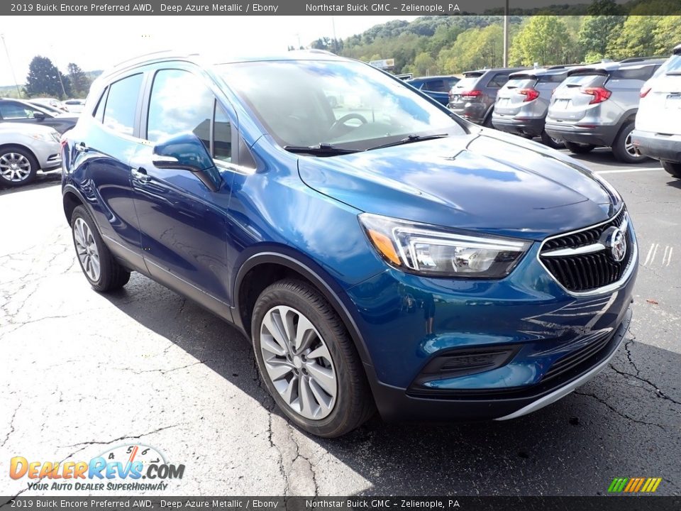 2019 Buick Encore Preferred AWD Deep Azure Metallic / Ebony Photo #9