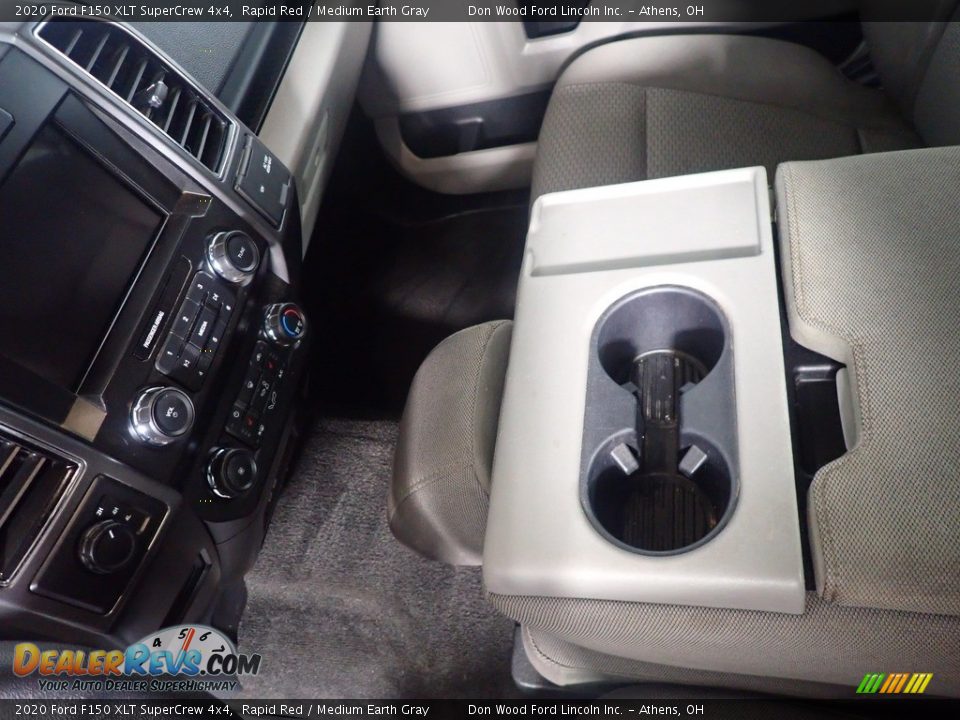 2020 Ford F150 XLT SuperCrew 4x4 Rapid Red / Medium Earth Gray Photo #33