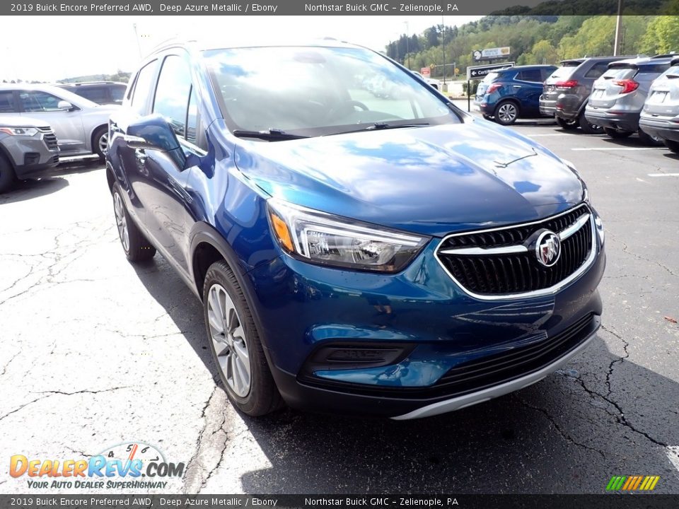 2019 Buick Encore Preferred AWD Deep Azure Metallic / Ebony Photo #10