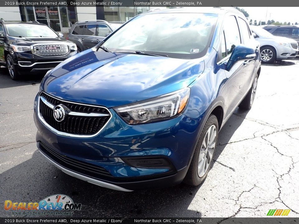 2019 Buick Encore Preferred AWD Deep Azure Metallic / Ebony Photo #12