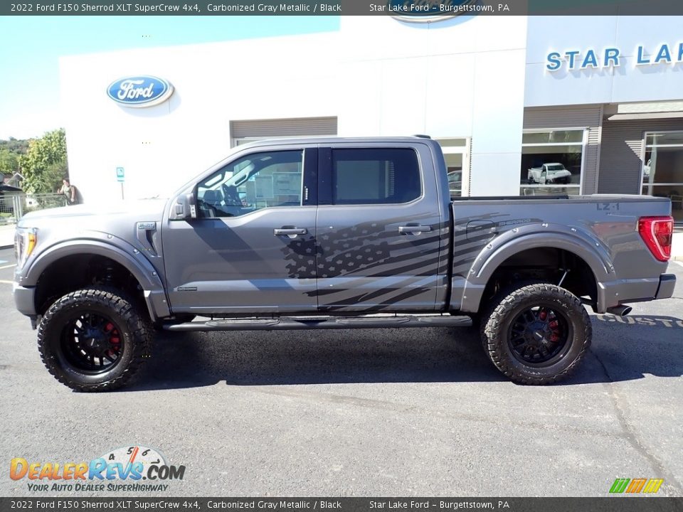 2022 Ford F150 Sherrod XLT SuperCrew 4x4 Carbonized Gray Metallic / Black Photo #2