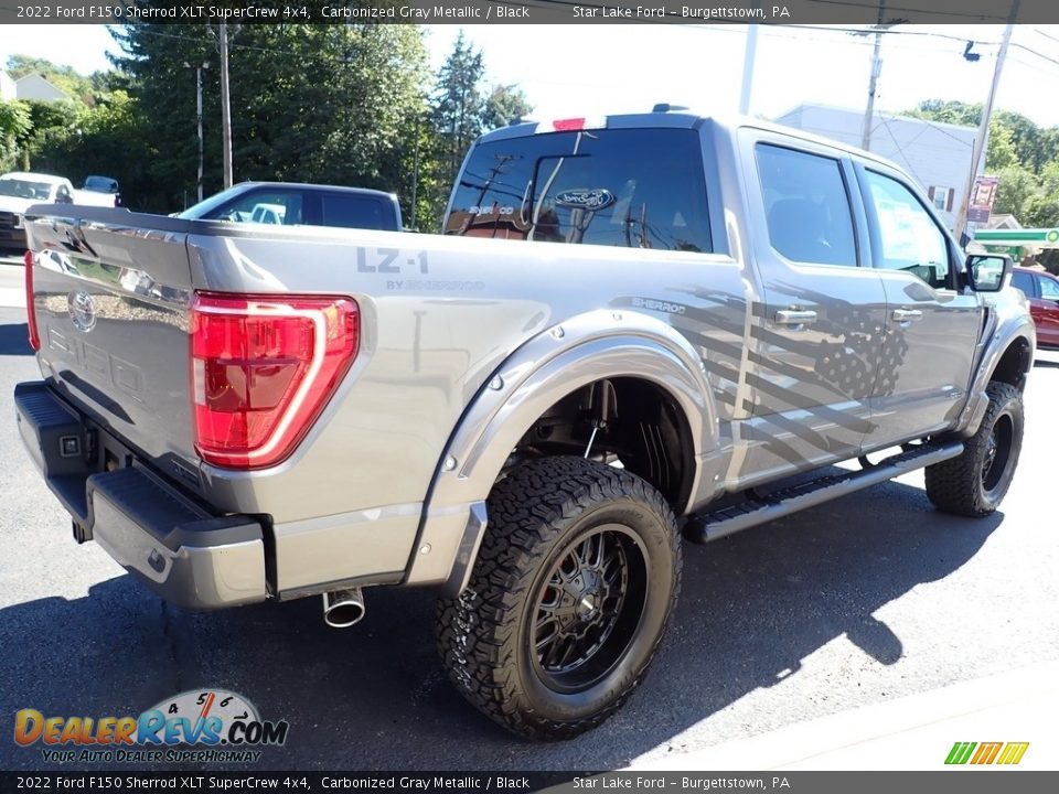 2022 Ford F150 Sherrod XLT SuperCrew 4x4 Carbonized Gray Metallic / Black Photo #5