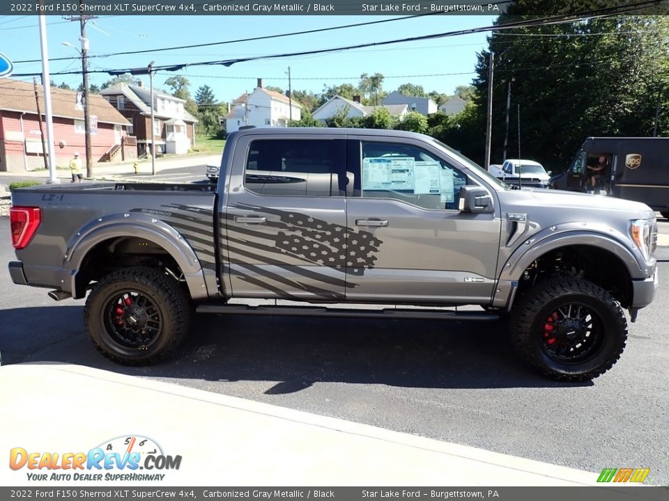 2022 Ford F150 Sherrod XLT SuperCrew 4x4 Carbonized Gray Metallic / Black Photo #6