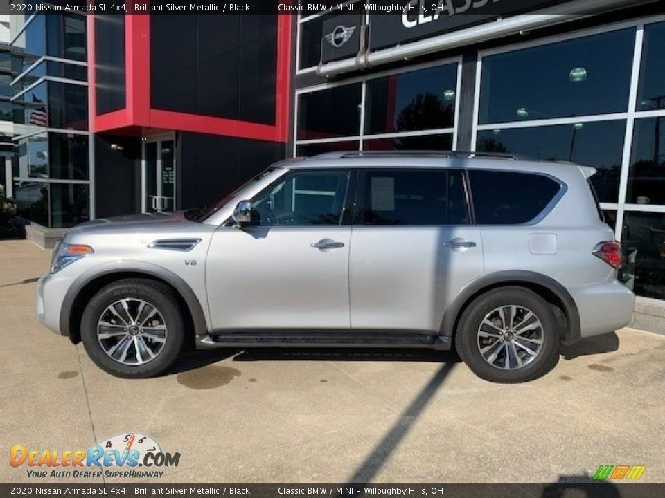 Brilliant Silver Metallic 2020 Nissan Armada SL 4x4 Photo #2