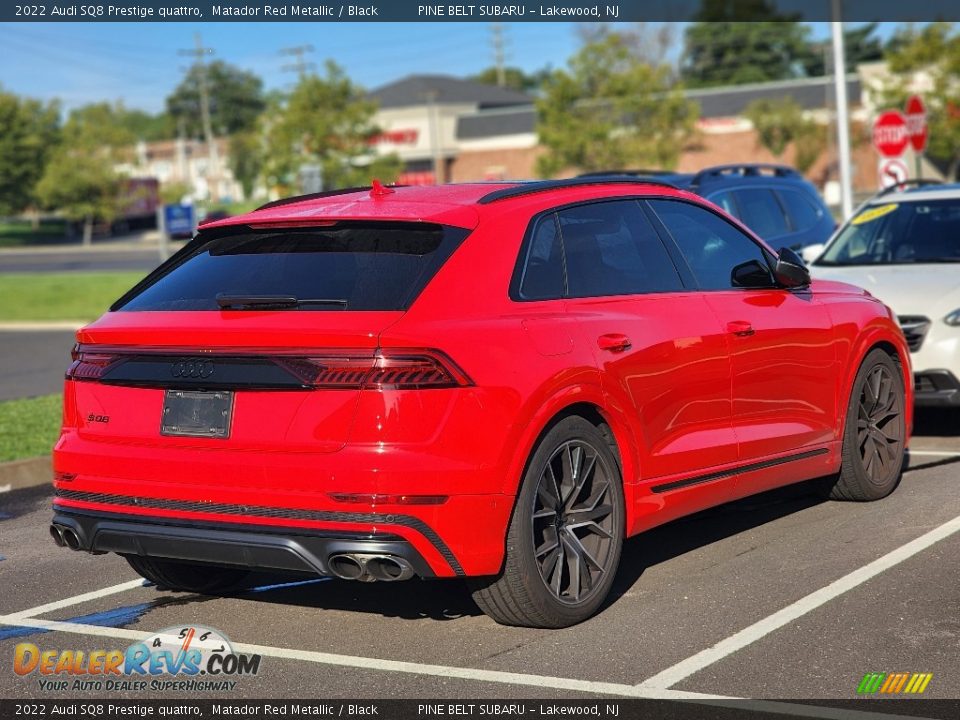 2022 Audi SQ8 Prestige quattro Matador Red Metallic / Black Photo #6