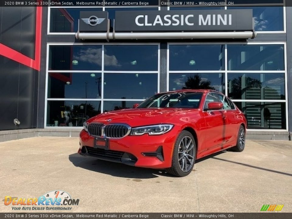 2020 BMW 3 Series 330i xDrive Sedan Melbourne Red Metallic / Canberra Beige Photo #1