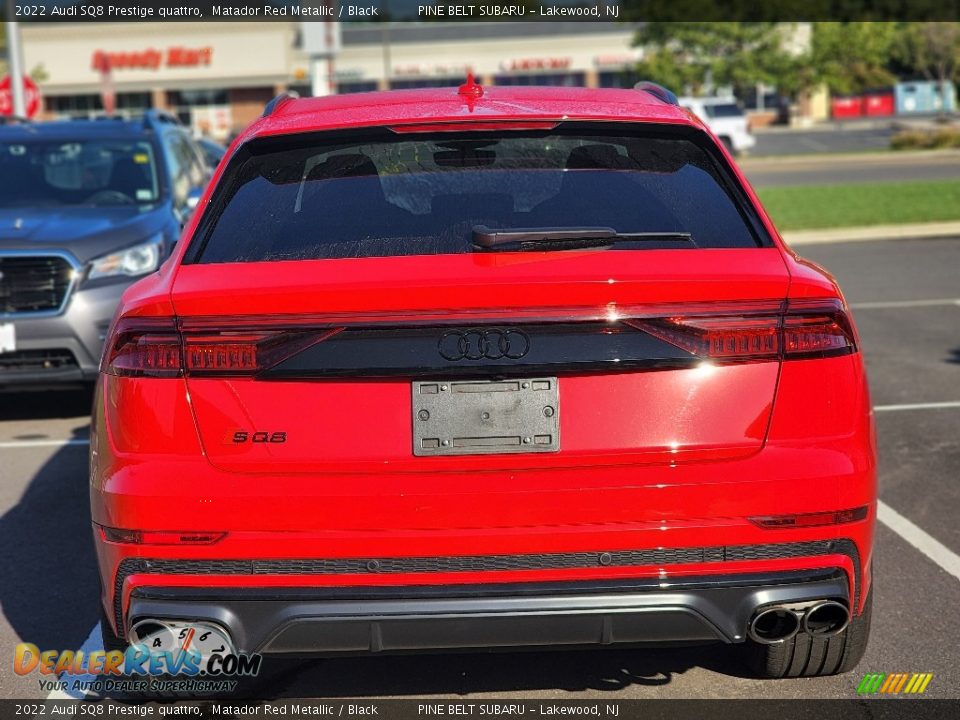 2022 Audi SQ8 Prestige quattro Matador Red Metallic / Black Photo #7