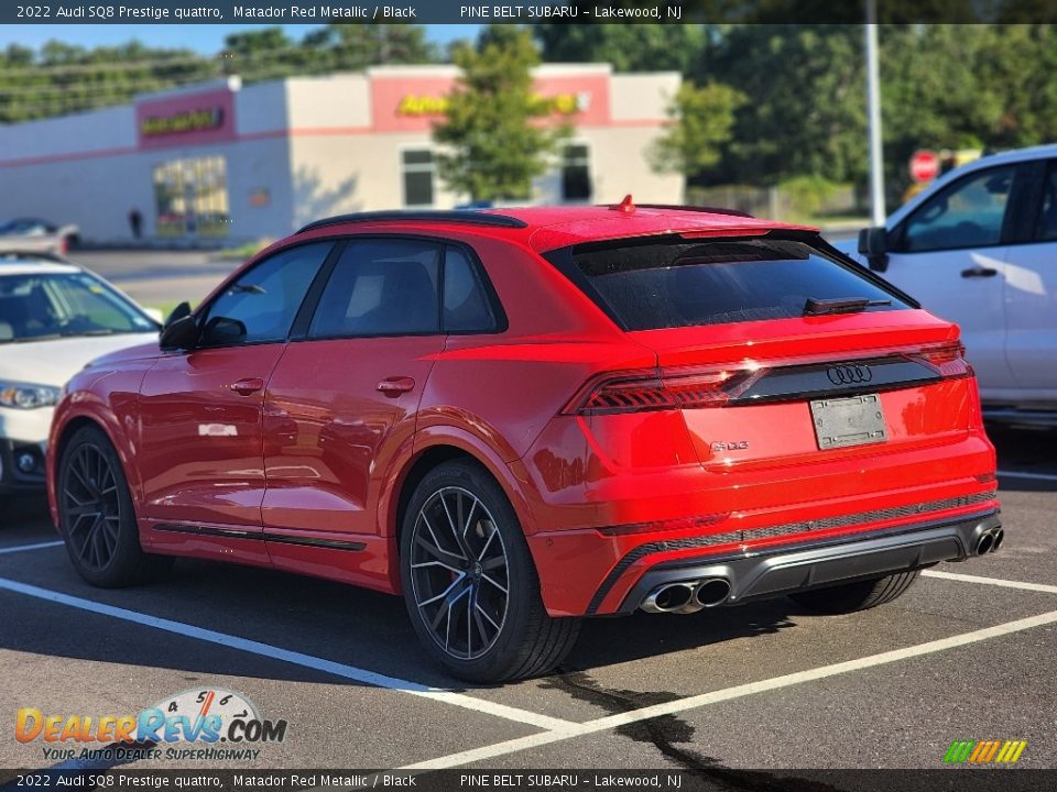 2022 Audi SQ8 Prestige quattro Matador Red Metallic / Black Photo #8