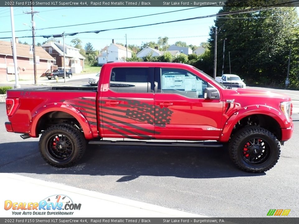 Rapid Red Metallic Tinted 2022 Ford F150 Sherrod XLT SuperCrew 4x4 Photo #6