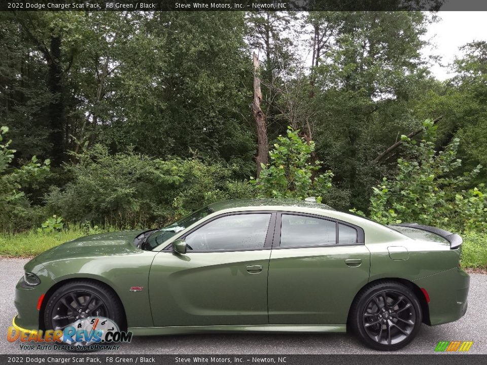 2022 Dodge Charger Scat Pack F8 Green / Black Photo #1