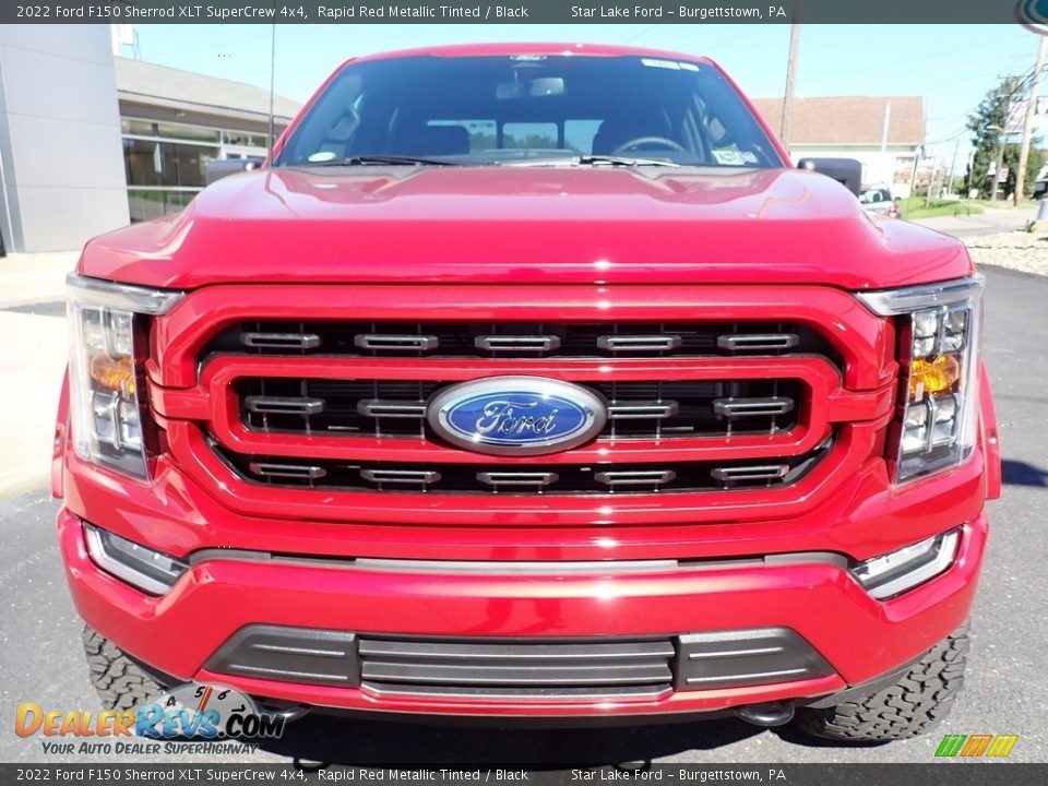 2022 Ford F150 Sherrod XLT SuperCrew 4x4 Rapid Red Metallic Tinted / Black Photo #8