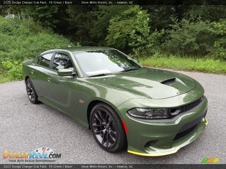 2022 Dodge Charger Scat Pack F8 Green / Black Photo #4