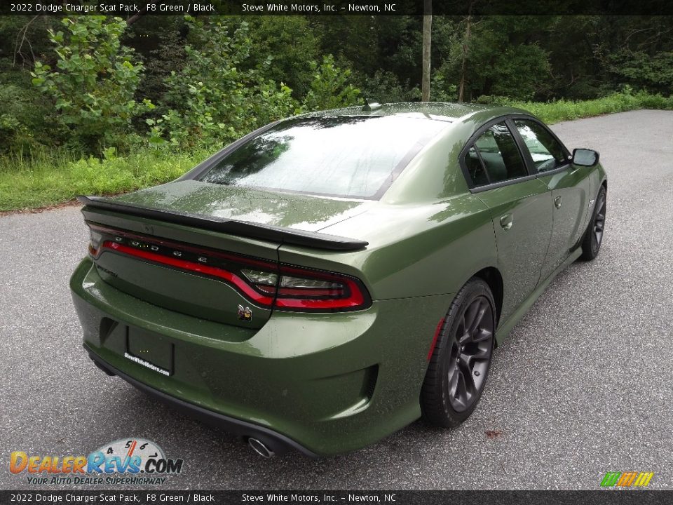 2022 Dodge Charger Scat Pack F8 Green / Black Photo #6