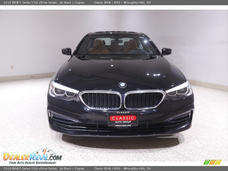 2019 BMW 5 Series 530i xDrive Sedan Jet Black / Cognac Photo #2