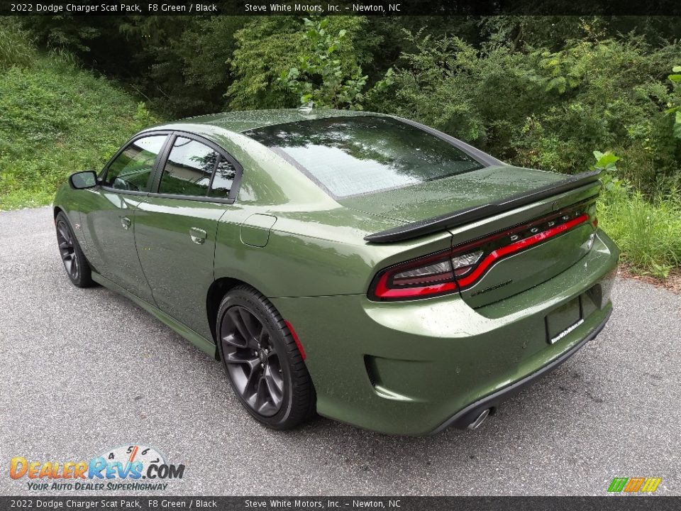 2022 Dodge Charger Scat Pack F8 Green / Black Photo #8