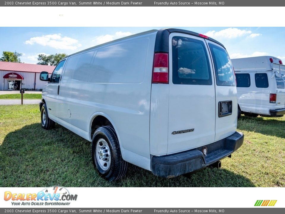 2003 Chevrolet Express 3500 Cargo Van Summit White / Medium Dark Pewter Photo #8