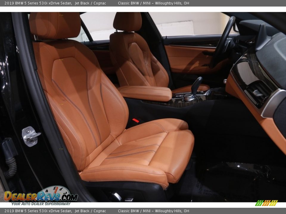 2019 BMW 5 Series 530i xDrive Sedan Jet Black / Cognac Photo #18