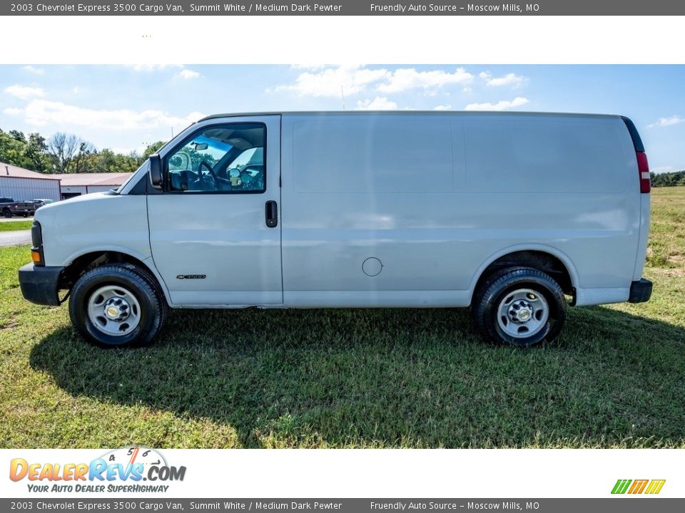2003 Chevrolet Express 3500 Cargo Van Summit White / Medium Dark Pewter Photo #9