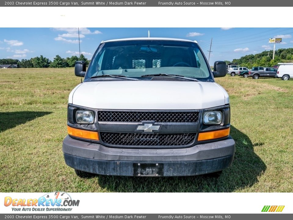 2003 Chevrolet Express 3500 Cargo Van Summit White / Medium Dark Pewter Photo #11