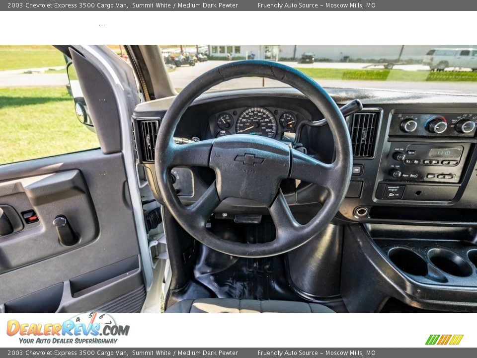 2003 Chevrolet Express 3500 Cargo Van Summit White / Medium Dark Pewter Photo #16