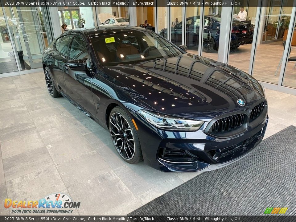 Front 3/4 View of 2023 BMW 8 Series 850i xDrive Gran Coupe Photo #1