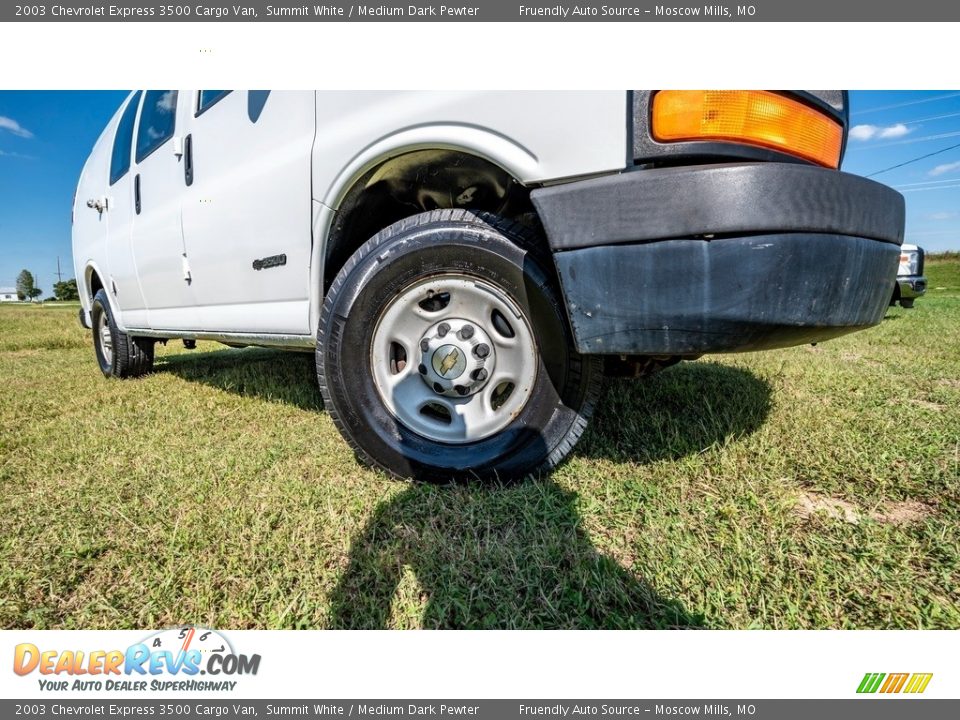 2003 Chevrolet Express 3500 Cargo Van Summit White / Medium Dark Pewter Photo #20