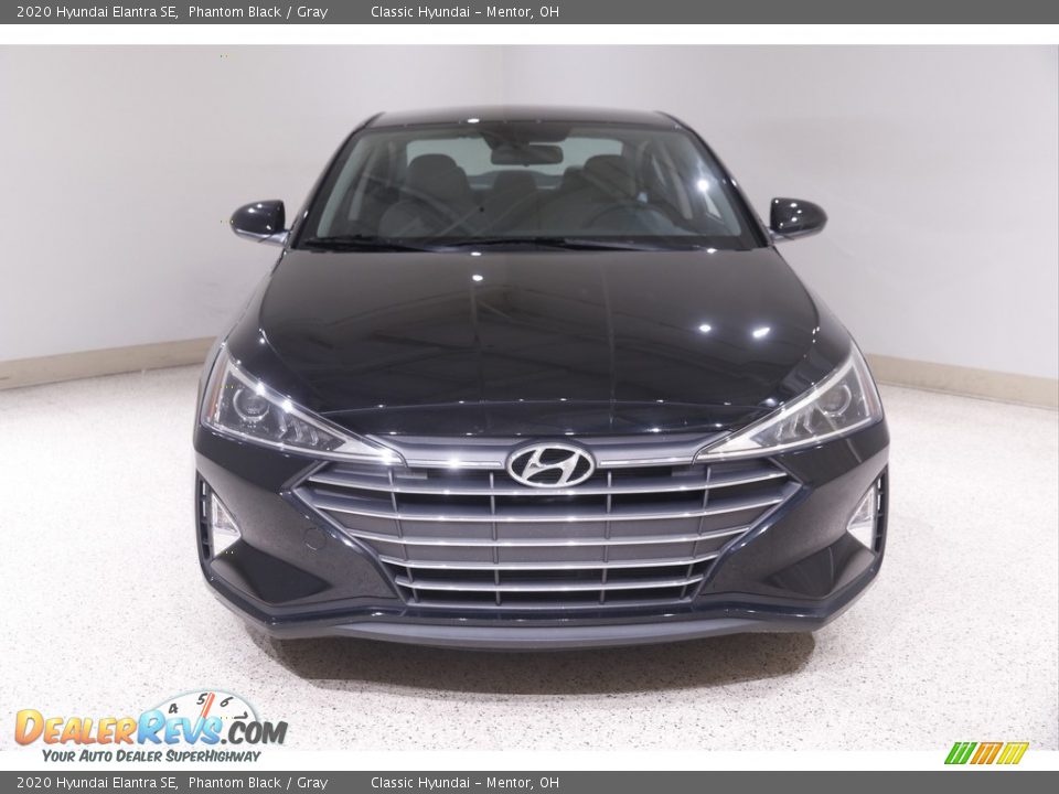 2020 Hyundai Elantra SE Phantom Black / Gray Photo #2