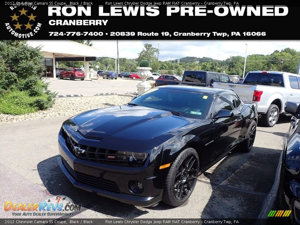 2012 Chevrolet Camaro SS Coupe Black / Black Photo #1