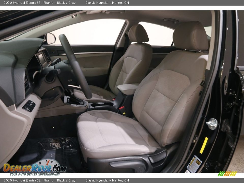 2020 Hyundai Elantra SE Phantom Black / Gray Photo #5