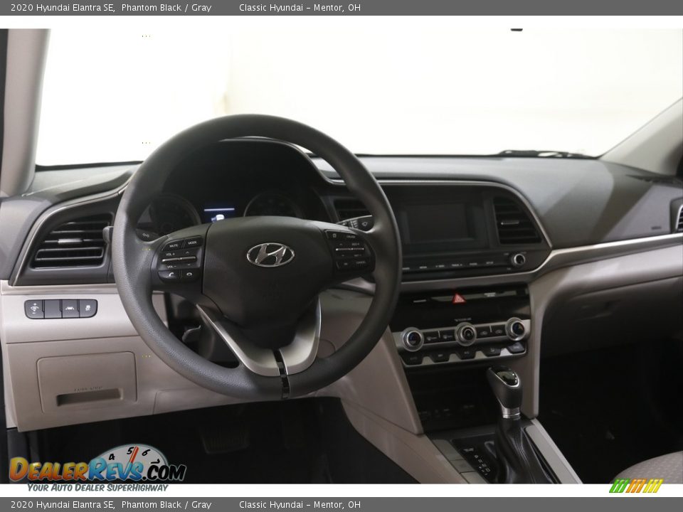 2020 Hyundai Elantra SE Phantom Black / Gray Photo #6