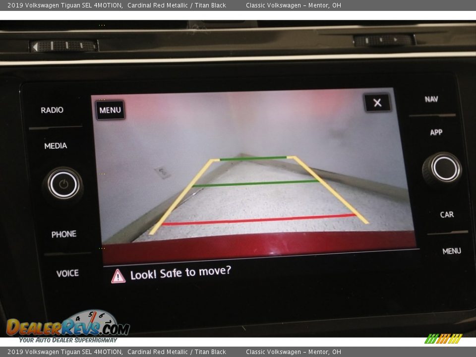 2019 Volkswagen Tiguan SEL 4MOTION Cardinal Red Metallic / Titan Black Photo #12