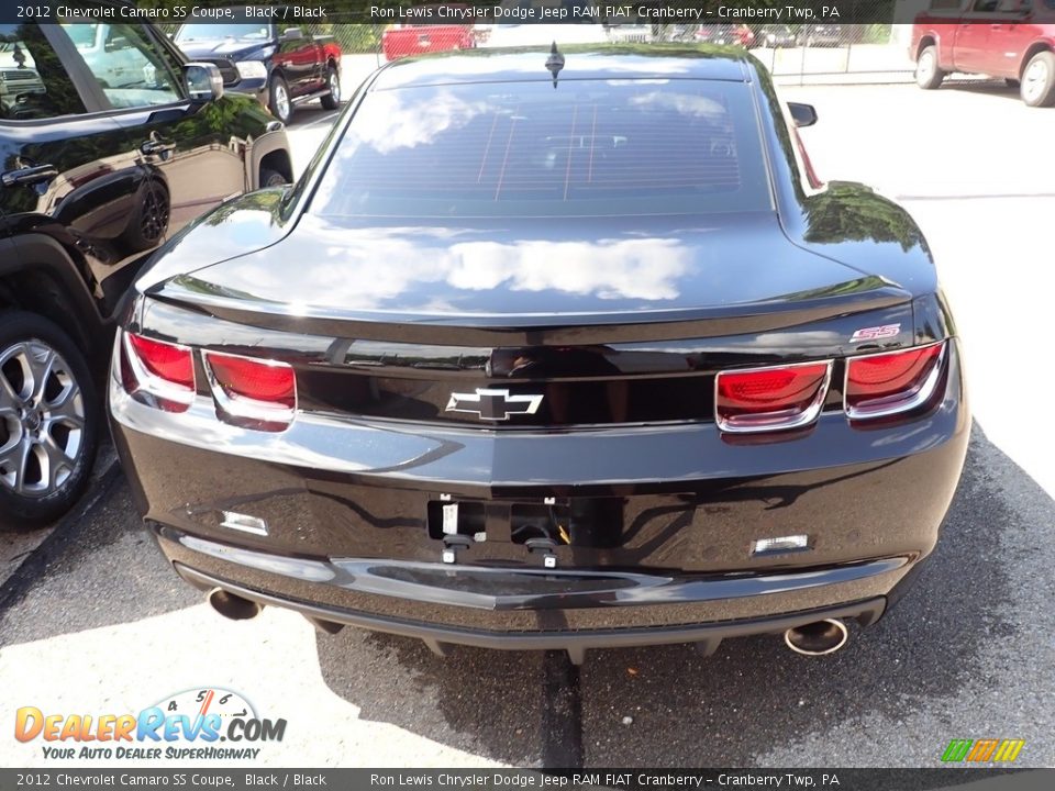 2012 Chevrolet Camaro SS Coupe Black / Black Photo #4