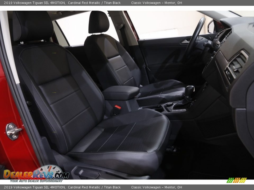 2019 Volkswagen Tiguan SEL 4MOTION Cardinal Red Metallic / Titan Black Photo #15