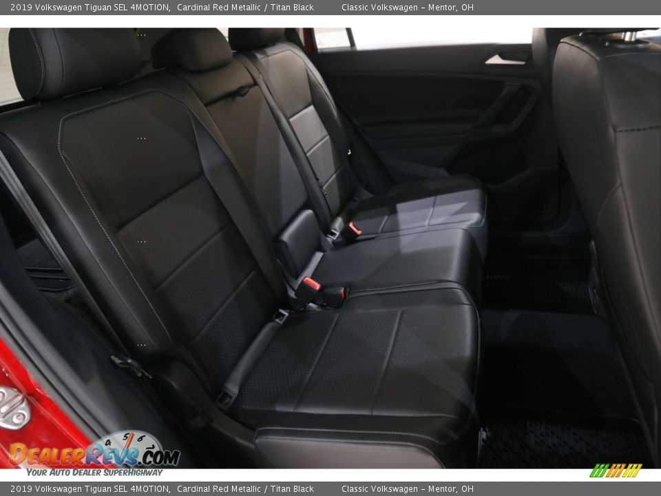 2019 Volkswagen Tiguan SEL 4MOTION Cardinal Red Metallic / Titan Black Photo #16