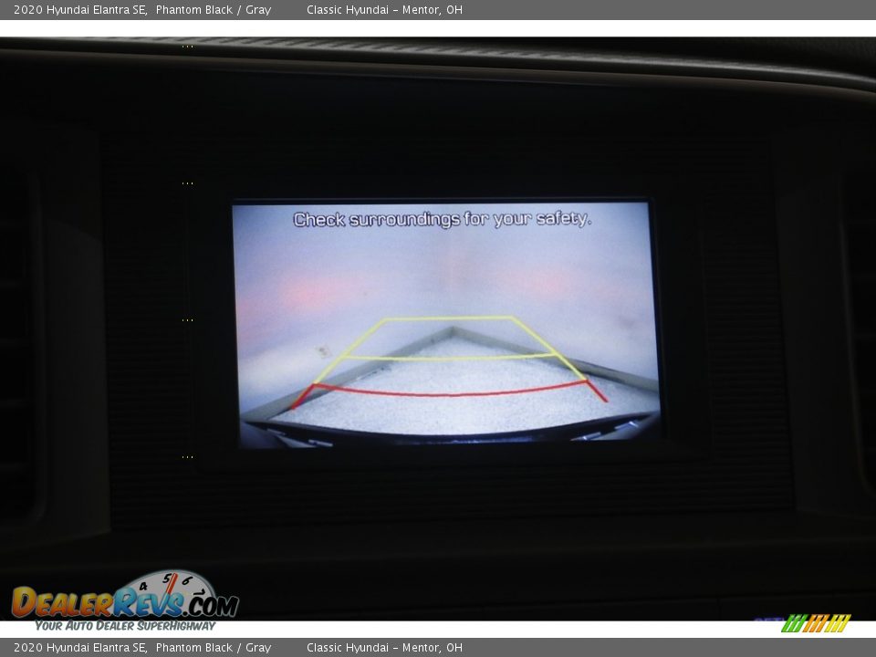 2020 Hyundai Elantra SE Phantom Black / Gray Photo #12