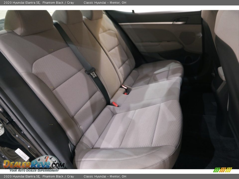 2020 Hyundai Elantra SE Phantom Black / Gray Photo #16