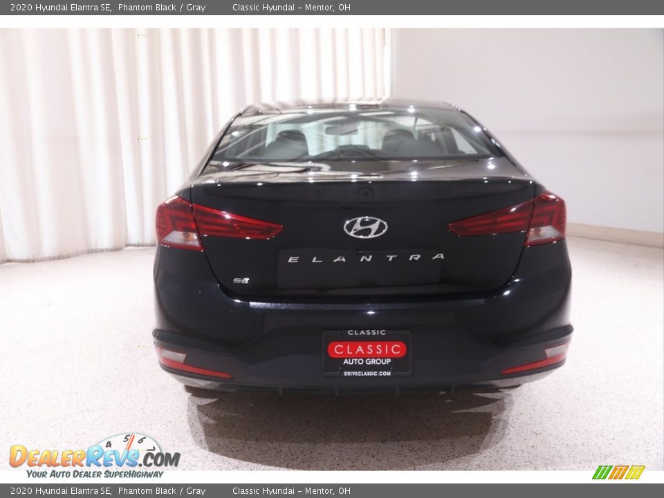 2020 Hyundai Elantra SE Phantom Black / Gray Photo #18