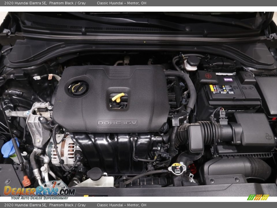 2020 Hyundai Elantra SE Phantom Black / Gray Photo #19
