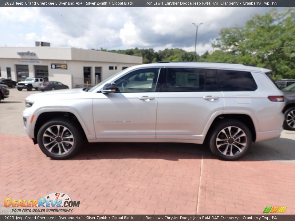 2023 Jeep Grand Cherokee L Overland 4x4 Silver Zynith / Global Black Photo #2