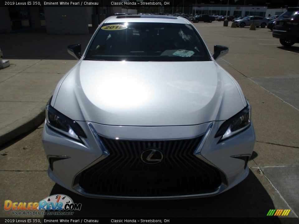 2019 Lexus ES 350 Eminent White Pearl / Chateau Photo #2