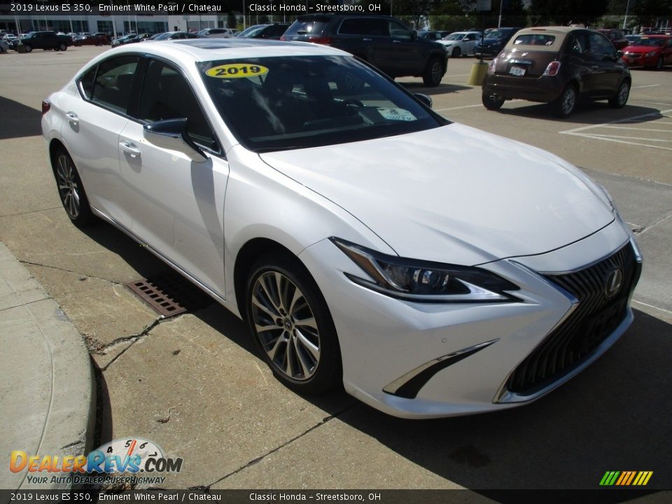 2019 Lexus ES 350 Eminent White Pearl / Chateau Photo #3