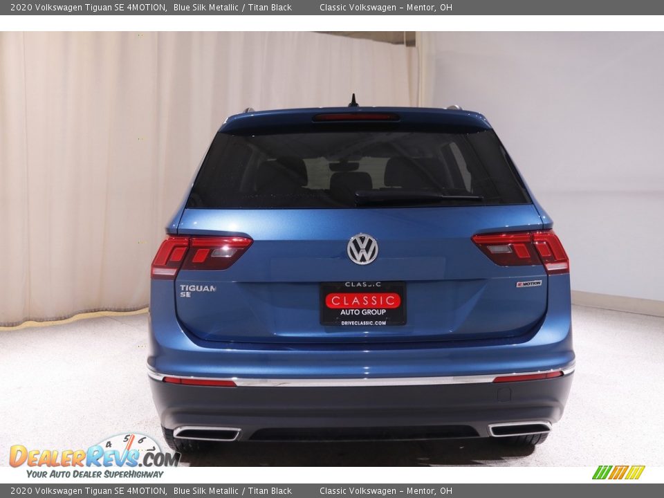 2020 Volkswagen Tiguan SE 4MOTION Blue Silk Metallic / Titan Black Photo #18