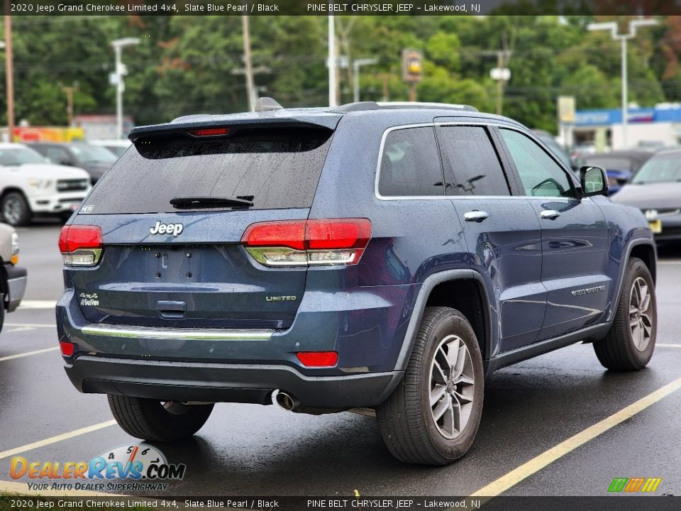 2020 Jeep Grand Cherokee Limited 4x4 Slate Blue Pearl / Black Photo #7