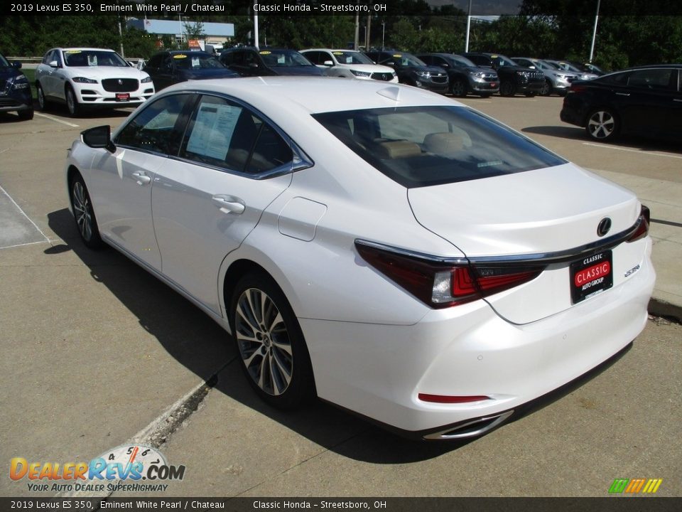 2019 Lexus ES 350 Eminent White Pearl / Chateau Photo #9