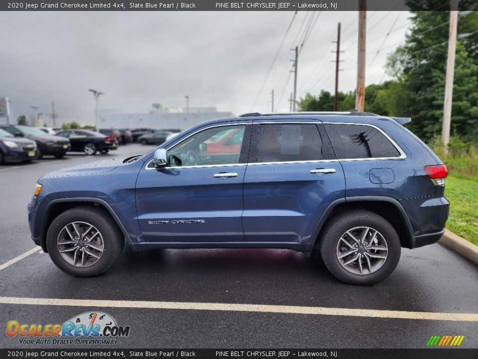 2020 Jeep Grand Cherokee Limited 4x4 Slate Blue Pearl / Black Photo #10