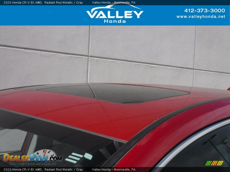 2020 Honda CR-V EX AWD Radiant Red Metallic / Gray Photo #4