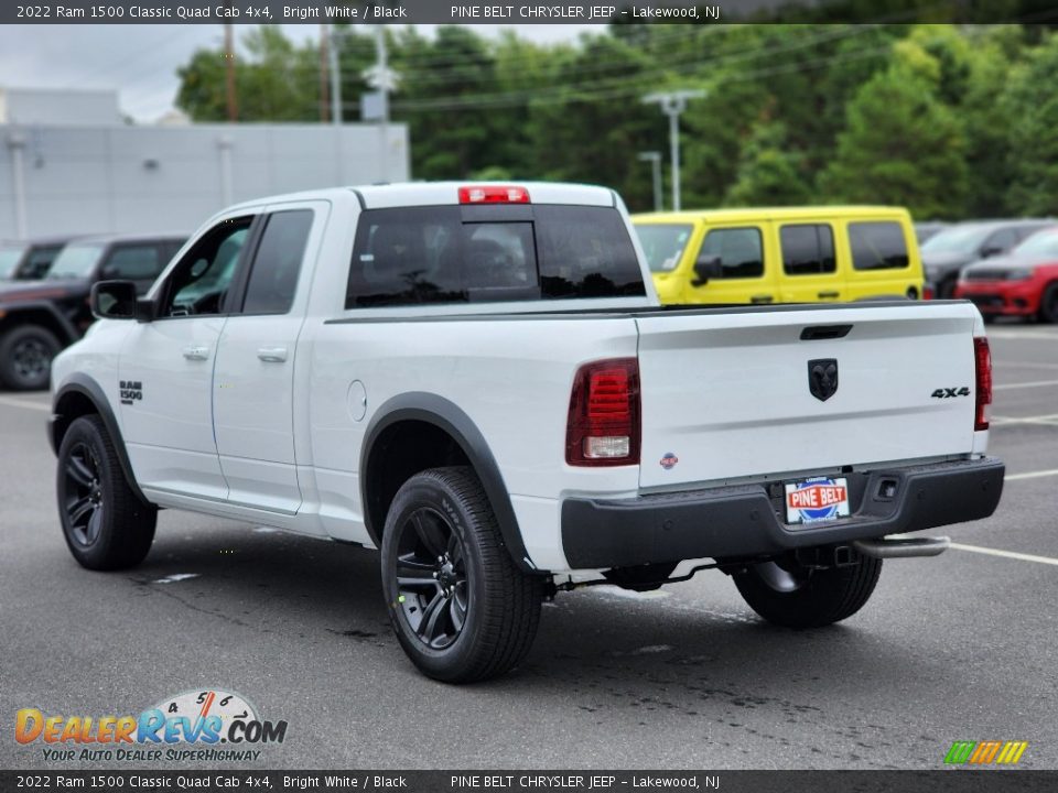 2022 Ram 1500 Classic Quad Cab 4x4 Bright White / Black Photo #4