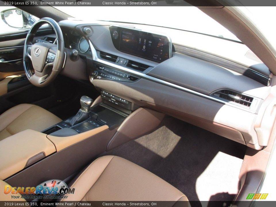 2019 Lexus ES 350 Eminent White Pearl / Chateau Photo #18